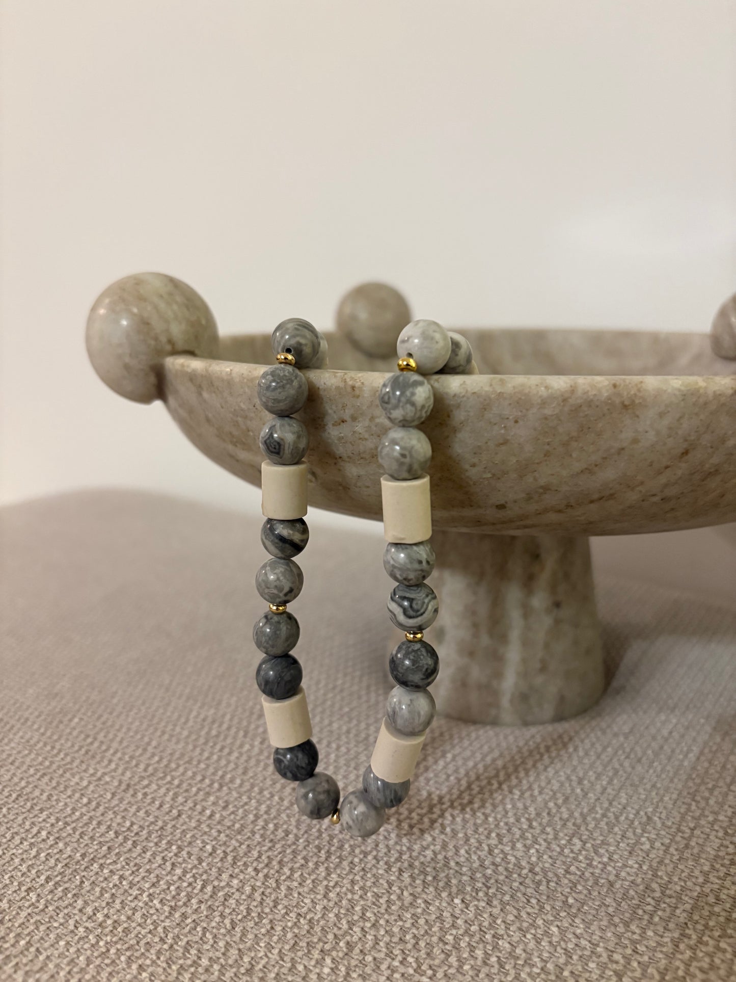 Ceramic Necklace 'STORMY'