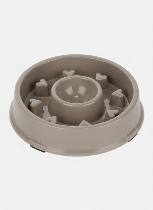 Heart Shaped Slow Feeder Bowl