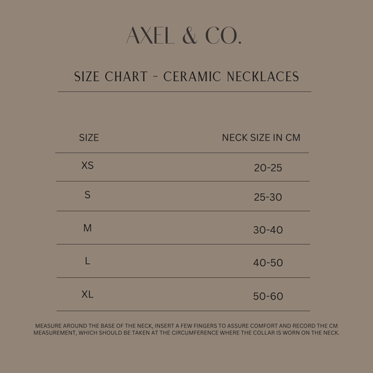 Ceramic Necklace 'AMORE'