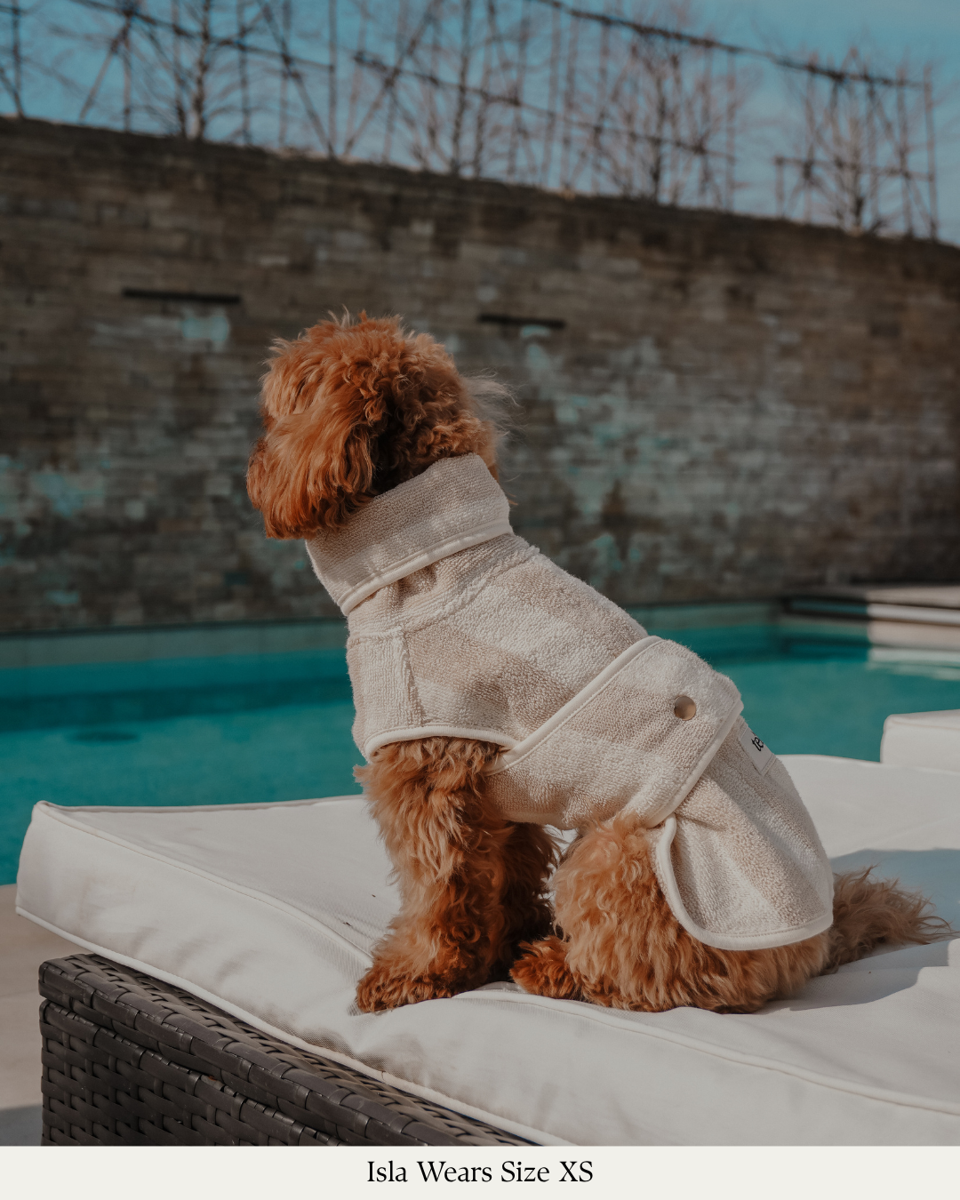 Hazelnut Stripe | The Cosy Cloak Drying Robe