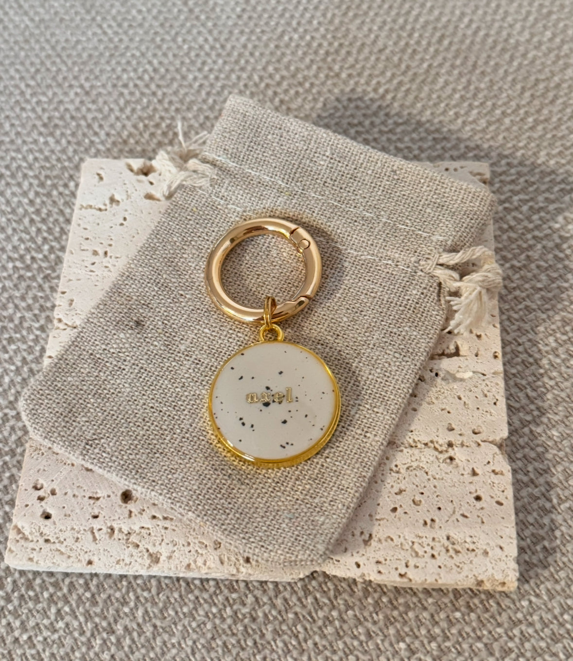 Dog Tag "COOKIE" Round