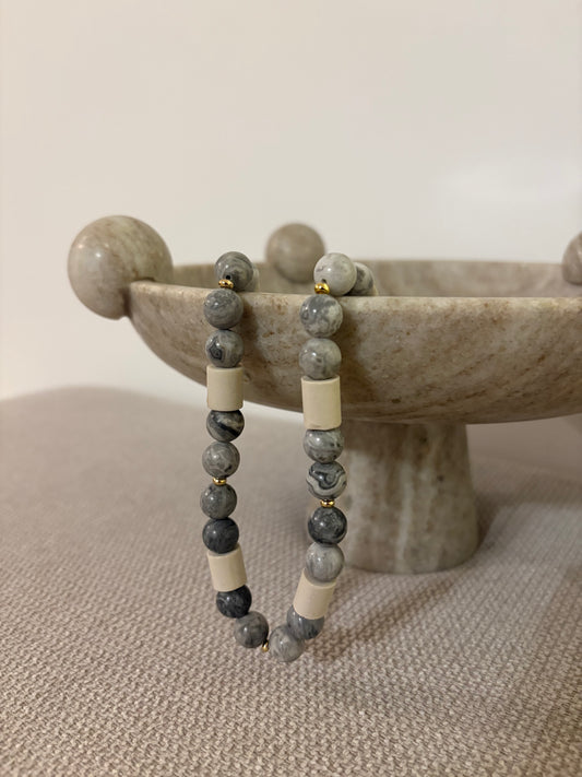 Ceramic Necklace 'STORMY'